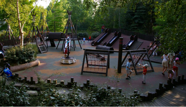 Spielplätze in den Parks